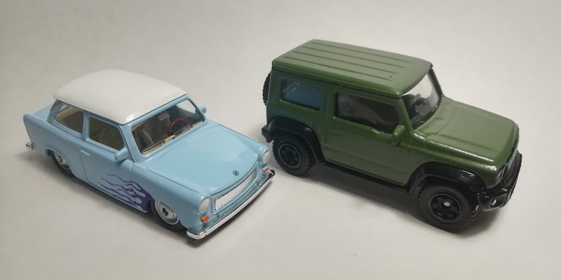 Encàrrec: Trabant i Suzuki Jimny