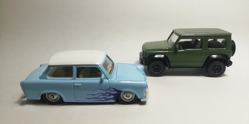 Encàrrec: Trabant i Suzuki Jimny